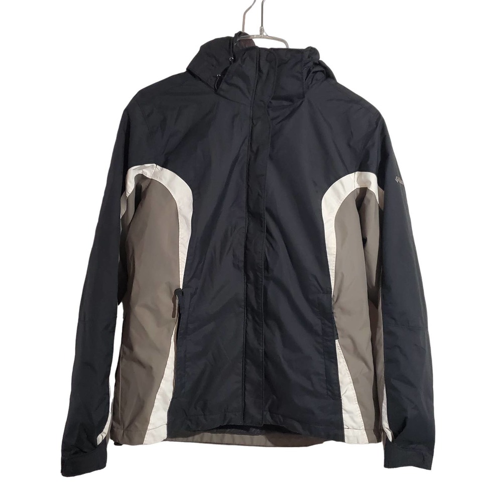Columbia Interchange 3 in 1 Jacket Womens Size M Winter Removable Hood Coat
